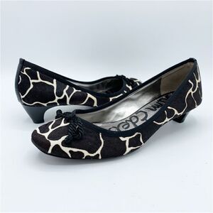 Sam Edelman Hope Cow Hair Animal‎ Print Heels 7.5